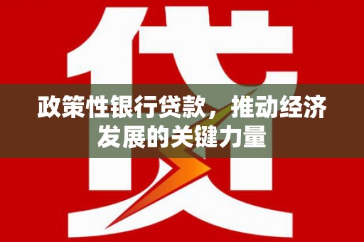 吉首政策性银行贷款，推动经济发展的关键力量