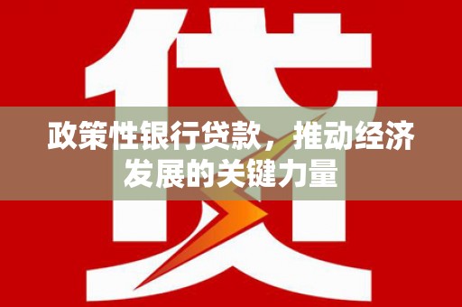 吉首政策性银行贷款，推动经济发展的关键力量