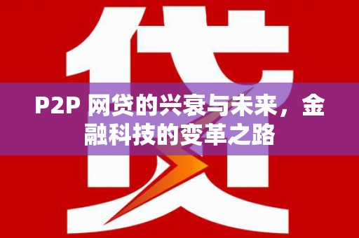 吉首P2P 网贷的兴衰与未来，金融科技的变革之路