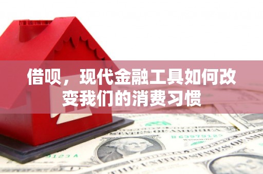 吉首借呗，现代金融工具如何改变我们的消费习惯