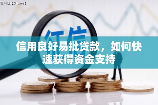 吉首信用良好易批贷款，如何快速获得资金支持