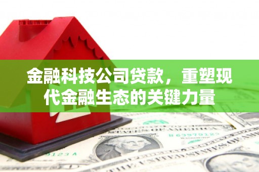 吉首金融科技公司贷款，重塑现代金融生态的关键力量